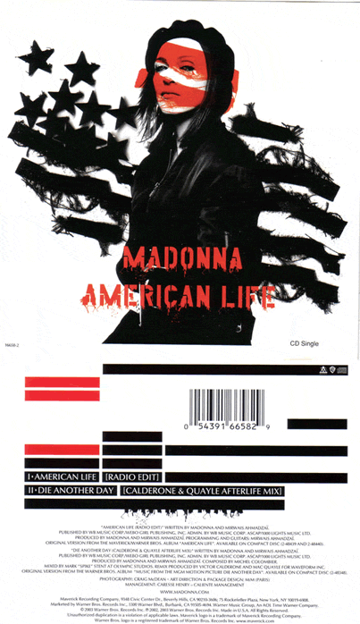 Madonna American Life CD Cover